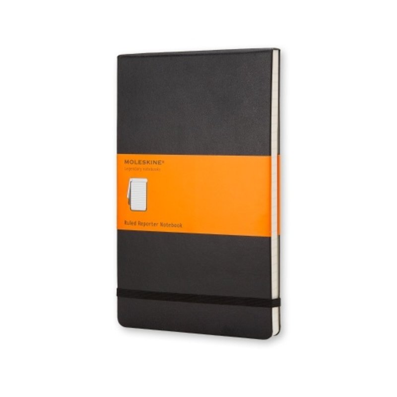 Moleskine Moleskine Reporter Notebook Pocket Softcover Black Ruled