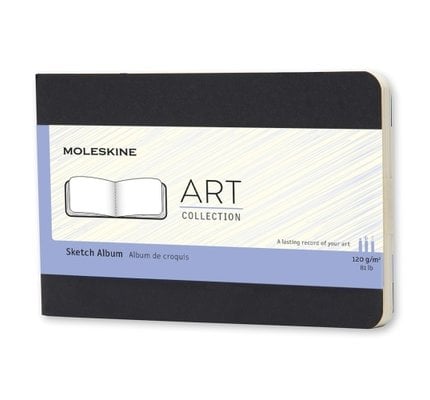 Moleskine Moleskine Large Art Plus Cahier Sketch Album Black Landscape