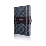 Castelli Castelli A5 Notebook Copper And Gold Art Deco Copper Ruled