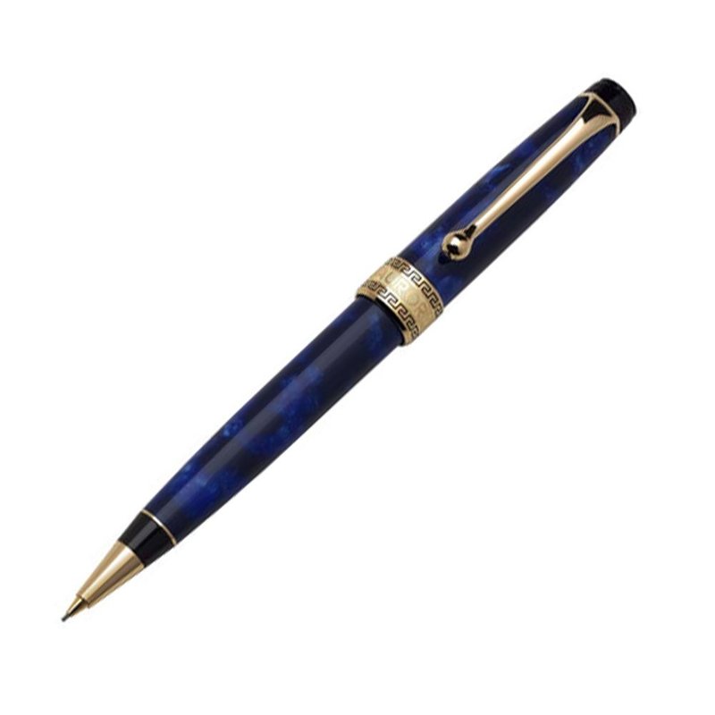 Aurora Aurora Optima Auroloide Blue with Gold Plated Trim Pencil