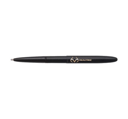 Fisher Fisher Matte Black Bullet Space Pen with RealTree Logo