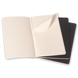 Moleskine Moleskine Cahier Collection Pocket Softcover Journals (Set of 3) - Black