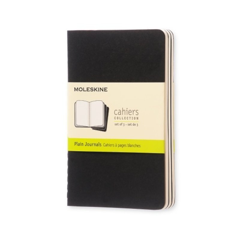 Moleskine Cahier Collection Pocket Softcover Journal Black Dromgoole