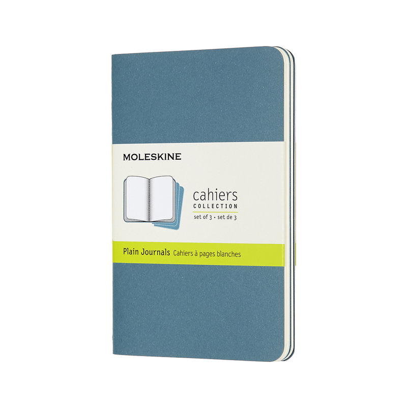 Moleskine Moleskine Cahier Collection Pocket Softcover Journal Brisk Blue