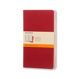 Moleskine Moleskine Cahier Collection Large Softcover Journals (Set of 3) - Cranberry Red
