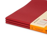 Moleskine Moleskine Cahier Collection X-Large Softcover Journal Red (Set of 3)