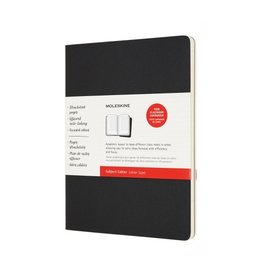 Moleskine Moleskine Cahier Collection X-Large Softcover Journal Subject Black/Kraft Brown