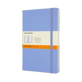 Moleskine Moleskine Classic Colored Softcover Large Notebook Hydrangea Blue