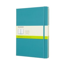 Moleskine Moleskine Classic Colored X-Large Softcover Notebook Reef Blue