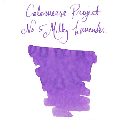 Colorverse Colorverse Bottled Ink - Project No. 005 Milky Lavender (65ml)