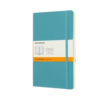Moleskine Moleskine Classic Colored Large Hardcover Notebook - Reef Blue