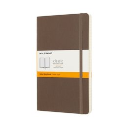 Moleskine Moleskine Classic Colored Large Hardcover Notebook Earth Brown