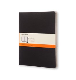 Moleskine Moleskine Cahier Collection XX-Large Softcover Black Ruled Pack of 3