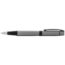 Sheaffer Sheaffer 300 Matte Gray Lacquer Fountain Pen with Polished Black Trim