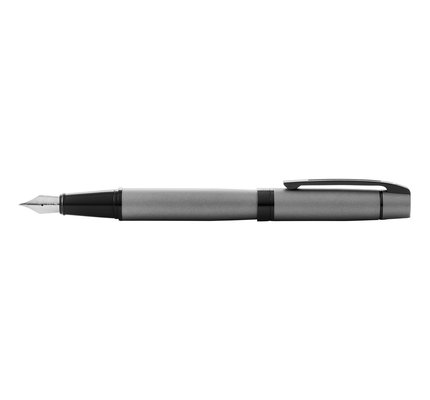 Sheaffer Sheaffer 300 Matte Gray Lacquer Fountain Pen with Polished Black Trim