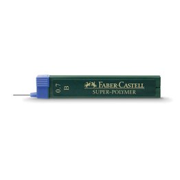 Faber-Castell Faber-Castell Super-Polymer Lead Refill B .7mm (Set of 12)