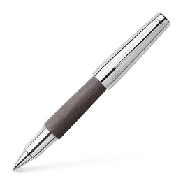 Faber-Castell Faber-Castell Design E-Motion Black Pearwood with Chrome Trim Rollerball