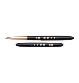 Fisher Fisher 400B-50 Special Edition Bullet Space Pen Black Matte with Engraved Moon Cycles