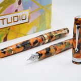 Armando Simoni Club ASC Studio Arlecchino with Rhodium Trim Fountain Pen