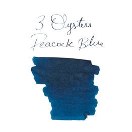 3 Oysters 3 Oysters Delicious Bottled Ink - Peacock Blue (38ml)