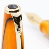 Conway Stewart Model 100 Fountain Pen Orange Swirl