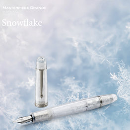 Penlux Penlux Limited Edition Masterpiece Grande Snowflake 14K Gold Nib Fountain Pen