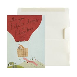 NIQUEA.D NIQUEA.D Hot Air Balloon Anniversary Card