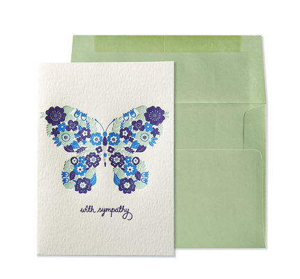 NIQUEA.D NIQUEA.D Butterfly Sympathy Card