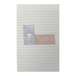 The Southern Sportsman The Southern Sportsman Phantom Notepad Texas Flag