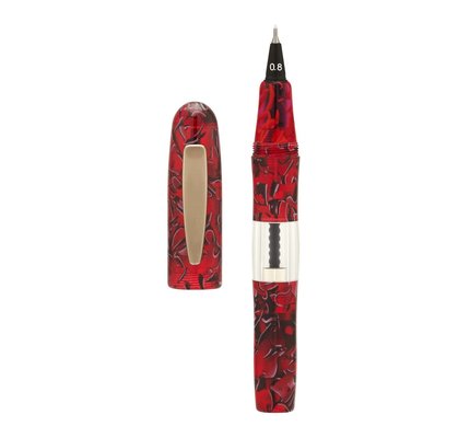 Yookers Yookers Gaia Fiber Pen Marble Red-Black