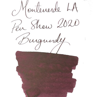 Monteverde Monteverde 2020 LA Pen Show Burgundy -  30ml Bottled Ink