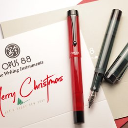 Opus 88 Opus 88 Demonstrator Fountain Pen - Red