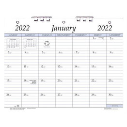 Payne 2022 AP-811 Monthly Wall Calendar with 3-Hole Punch (8.5 x 11)