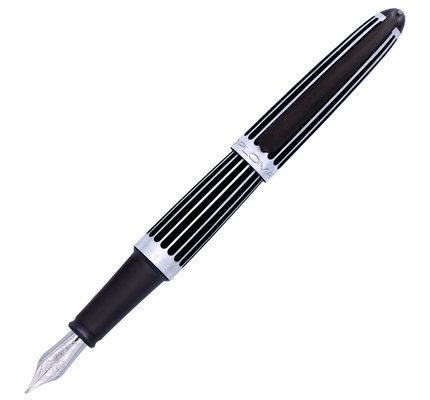 Diplomat Diplomat Aero Fountain Pen - Black Stripes