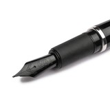Pineider Pineider Avatar UR Fountain Pen with Black Trim - Glossy Black with Steel Nib