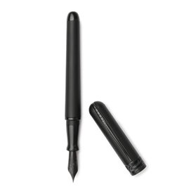 Pineider Pineider Avatar UR Fountain Pen with Black Trim - Matte Black with Steel Nib Pen