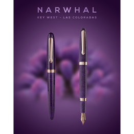 Narwhal Narwhal Key West Fountain Pen - Las Coloradas