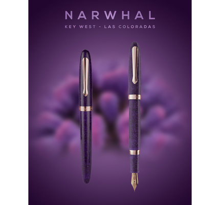Narwhal Narwhal Key West Fountain Pen - Las Coloradas