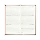 Graphic Image Graphic Image 2022 Traditional Leather PJ6 6" Personal Pocket Weekly Journal - Blue