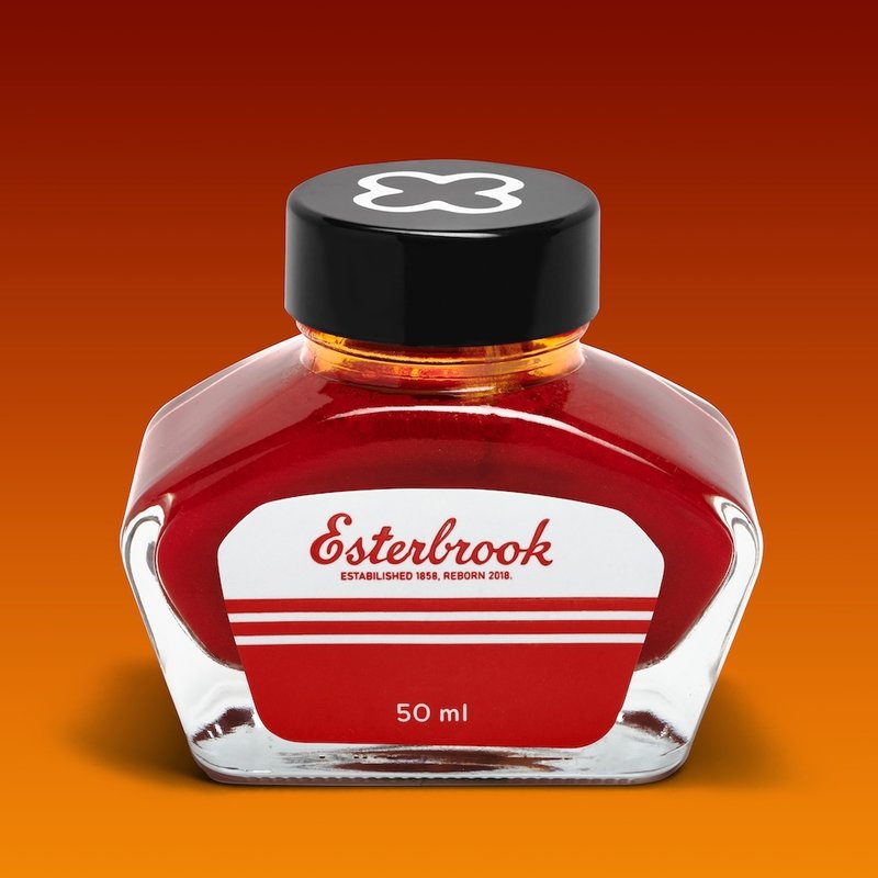 Esterbrook Esterbrook Bottled Ink 50ml - Shimmer Tangerine