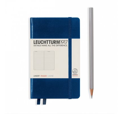Leuchtturm1917 Leuchtturm1917 Pocket (A6) Hardcover Notebook - Navy