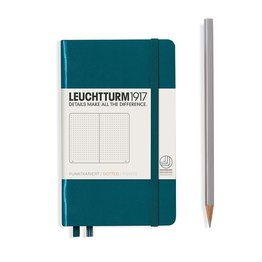 Leuchtturm1917 Leuchtturm1917 Pocket (A6) Hardcover Notebook - Pacific Green