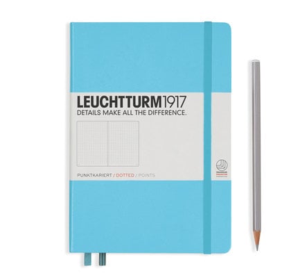 Leuchtturm1917 Leuchtturm1917 Medium (A5) Hardcover Notebook - Ice Blue