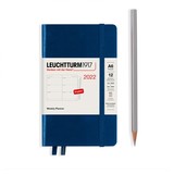 Leuchtturm1917 Leuchtturm1917 2022 Pocket (A6) Hardcover Weekly Planner with Extra Booklet