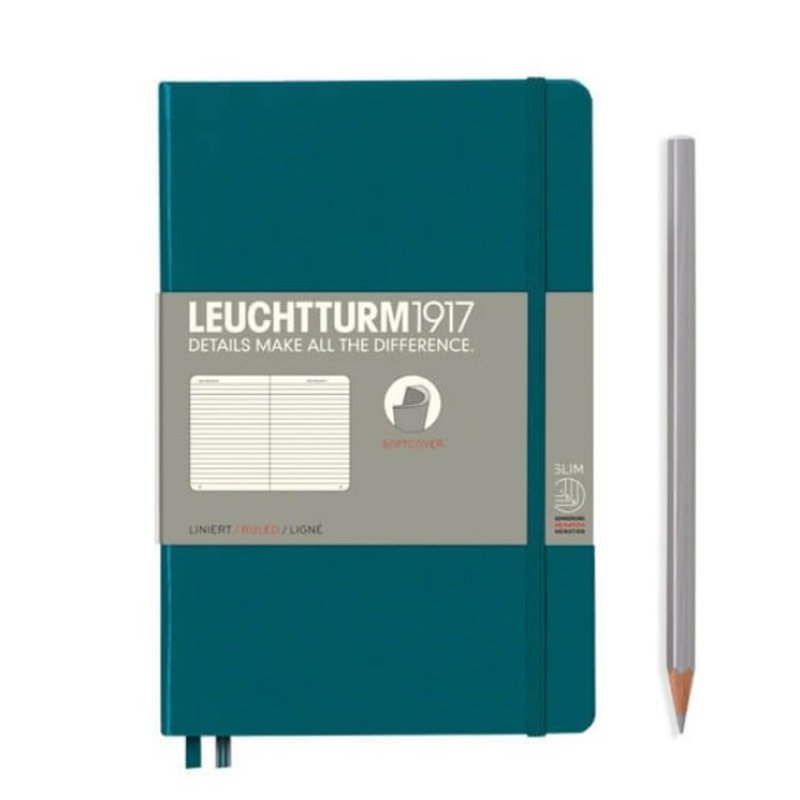 Leuchtturm1917 Leuchtturm1917 Composition (B5) Softcover Notebook - Pacific Green