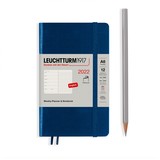Leuchtturm1917 Leuchtturm1917 2022 Pocket (A6) Softcover Weekly Planner and Notebook with Extra Booklet