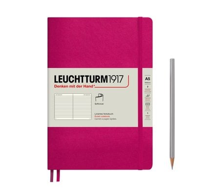 Leuchtturm1917 Leuchtturm1917 Medium (A5) Softcover Notebook - Berry
