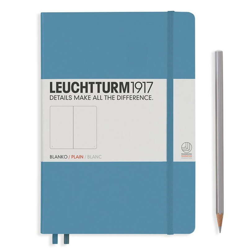 Leuchtturm1917 Leuchtturm1917 Medium (A5) Softcover Notebook - Nordic Blue