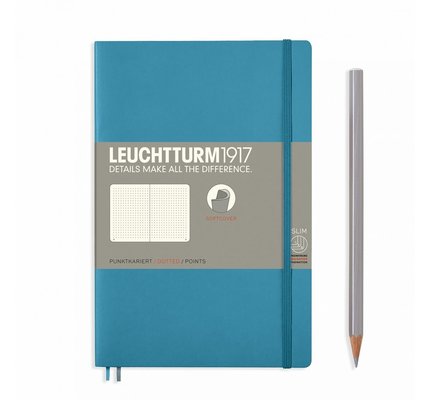 Leuchtturm1917 Leuchtturm1917 B6+ Paperback Softcover Notebook - Nordic Blue