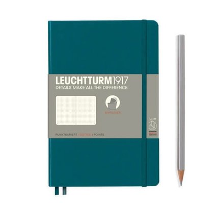 Leuchtturm1917 Leuchtturm1917 B6+ Paperback Softcover Notebook - Pacific Green